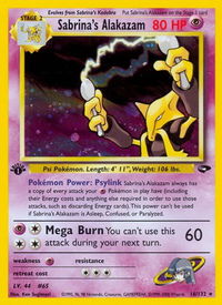 Sabrina's Alakazam - Gym Challenge (G2) #016/132 - Holo Rare Pokémon Trading Card