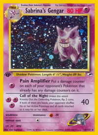 Sabrina's Gengar - Gym Heroes (G1) #014/132 - Holo Rare Pokémon Trading Card