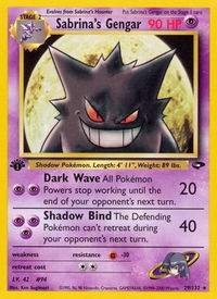 Sabrina's Gengar - Gym Challenge (G2) #029/132 - Rare Pokémon Trading Card