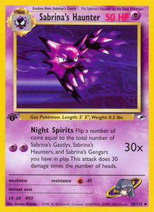 Sabrina's Haunter - Gym Heroes (G1) #058/132 - Uncommon Pokémon Trading Card