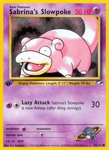 Sabrina's Slowpoke - Gym Heroes (G1) #095/132 - Common Pokémon Trading Card