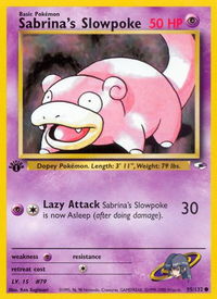 Sabrina's Slowpoke - Gym Heroes (G1) #095/132 - Common Pokémon Trading Card
