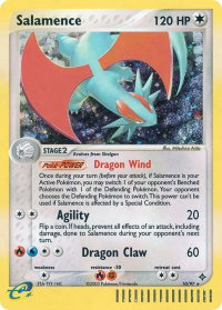 Salamence - 10/97 - Dragon (DR) #10/97 - Holo Rare Pokémon Trading Card
