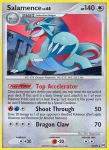 Salamence - Arceus (AR) #8/99 - Holo Rare Pokémon Trading Card