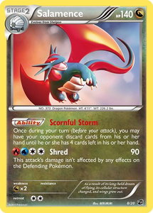 Salamence - Dragon Vault (DRV) #8/20 - Holo Rare Pokémon Trading Card