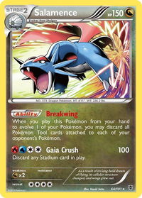 Salamence - Plasma Blast (PLB) #64/101 - Holo Rare Pokémon Trading Card