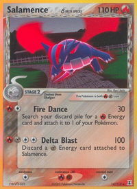 Salamence (Delta Species) - Delta Species (DS) #14/113 - Holo Rare Pokémon Trading Card