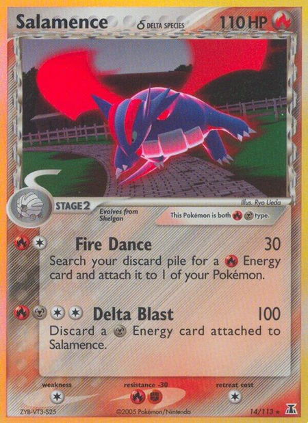 Salamence (Delta Species) - Delta Species Pokémon trading card