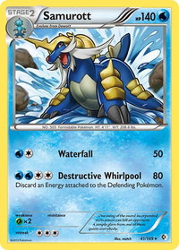Samurott - Boundaries Crossed (BCR) #41/149 - Holo Rare Pokémon Trading Card