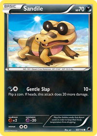 Sandile - Plasma Freeze (PLF) #68/116 - Common Pokémon Trading Card