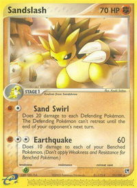 Sandslash - Sandstorm (SS) #21/100 - Rare Pokémon Trading Card