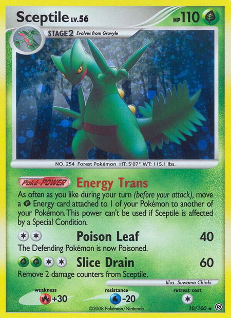 Sceptile - Stormfront Pokémon trading card