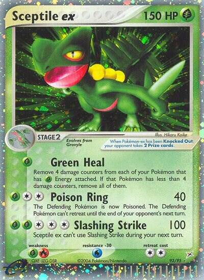 Sceptile ex - Team Magma vs Team Aqua Pokémon trading card