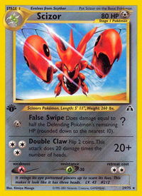 Scizor (29) - Neo Discovery (N2) #29/75 - Rare Pokémon Trading Card