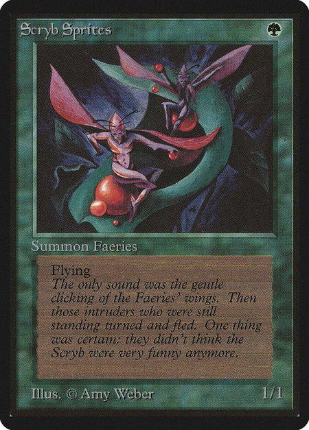 Scryb Sprites - Beta Edition Magic: The Gathering trading card