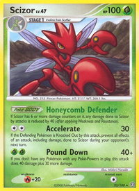 Scizor - Stormfront (SF) #25/100 - Rare Pokémon Trading Card