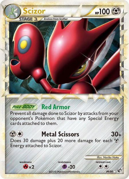 Scizor (Prime) - Undaunted Pokémon trading card