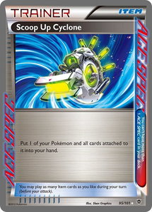 Scoop Up Cyclone - Plasma Blast (PLB) #95/101 - Rare Ace Pokémon Trading Card