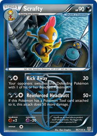 Scrafty (Team Plasma) - Plasma Storm (PLS) #86/135 - Rare Pokémon Trading Card