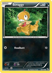Scraggy - Black and White (BLW) #68/114 - Common Pokémon Trading Card