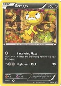 Scraggy - BW25 (Cosmos Holo) - Black and White Promos Pokémon trading card
