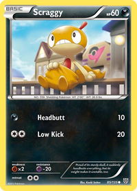 Scraggy - Plasma Storm (PLS) #85/135 - Common Pokémon Trading Card