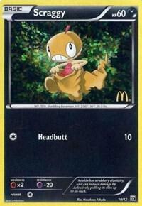 Scraggy - 10/12 - McDonald's Promos 2012 Pokémon trading card