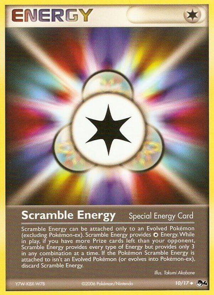 Scramble Energy trading card from POP Series 4 Scramble Energy - POP Series 4 Pokémon trading card