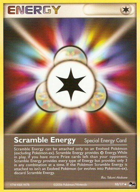Scramble Energy - POP Series 4 Pokémon trading card