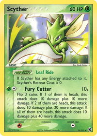 Scyther - FireRed & LeafGreen (RG) #29/112 - Rare Pokémon Trading Card