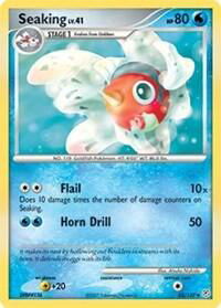 Seaking - Diamond and Pearl (DP) #62/130 - Uncommon Pokémon Trading Card