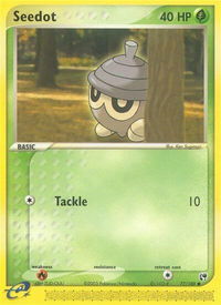Seedot - 77/100 - Sandstorm (SS) #77/100 - Common Pokémon Trading Card