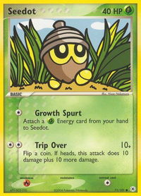 Seedot - Hidden Legends (HL) #71/101 - Common Pokémon Trading Card
