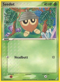 Seedot - Crystal Guardians (CG) #60/100 - Common Pokémon Trading Card