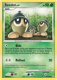 Seedot - Diamond and Pearl (DP) #97/130 - Common Pokémon Trading Card