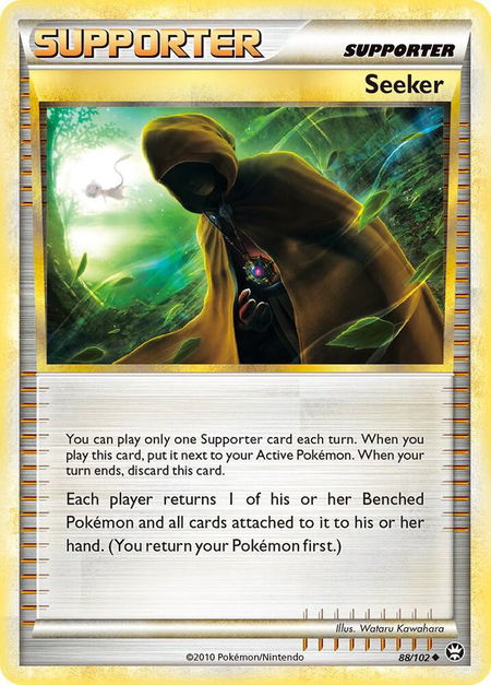 Seeker trading card from Triumphant Seeker - Triumphant Pokémon trading card