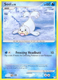 Seel - Mysterious Treasures (MT) #97/123 - Common Pokémon Trading Card