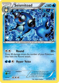 Seismitoad - Legendary Treasures (LTR) #42/113 - Rare Pokémon Trading Card