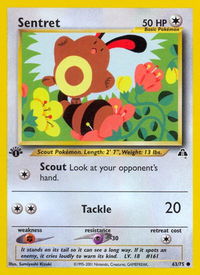 Sentret - Neo Discovery (N2) #63/75 - Common Pokémon Trading Card