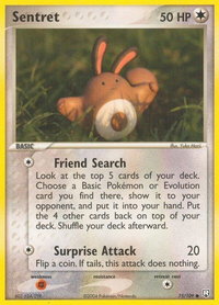 Sentret - Team Rocket Returns (RR) #75/109 - Common Pokémon Trading Card