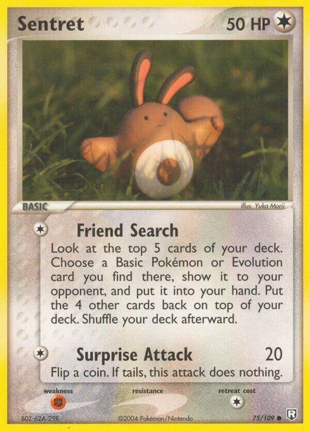 Sentret - Team Rocket Returns Pokémon trading card