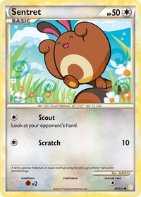 Sentret - HeartGold SoulSilver (HS) #80/123 - Common Pokémon Trading Card