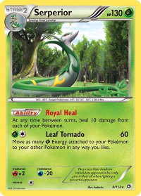 Serperior - Legendary Treasures (LTR) #8/113 - Holo Rare Pokémon Trading Card