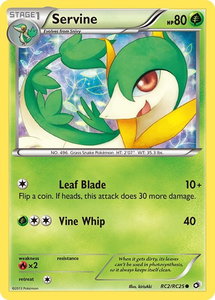 Servine - Legendary Treasures: Radiant Collection (LTR) #RC2/RC25 - Common Pokémon Trading Card