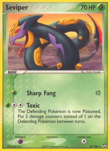 Seviper - Power Keepers (PK) #23/108 - Rare Pokémon Trading Card