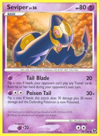 Seviper - Great Encounters (GE) #52/106 - Uncommon Pokémon Trading Card