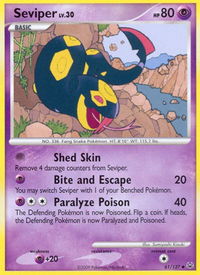 Seviper - Platinum (PL) #61/127 - Uncommon Pokémon Trading Card
