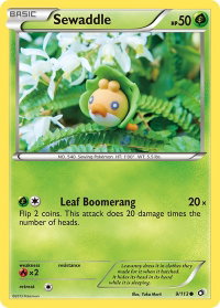 Sewaddle (9) - Legendary Treasures (LTR) #9/113 - Common Pokémon Trading Card