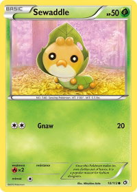 Sewaddle (10) - Legendary Treasures (LTR) #10/113 - Common Pokémon Trading Card