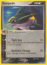 Sharpedo - Power Keepers (PK) #38/108 - Uncommon Pokémon Trading Card
